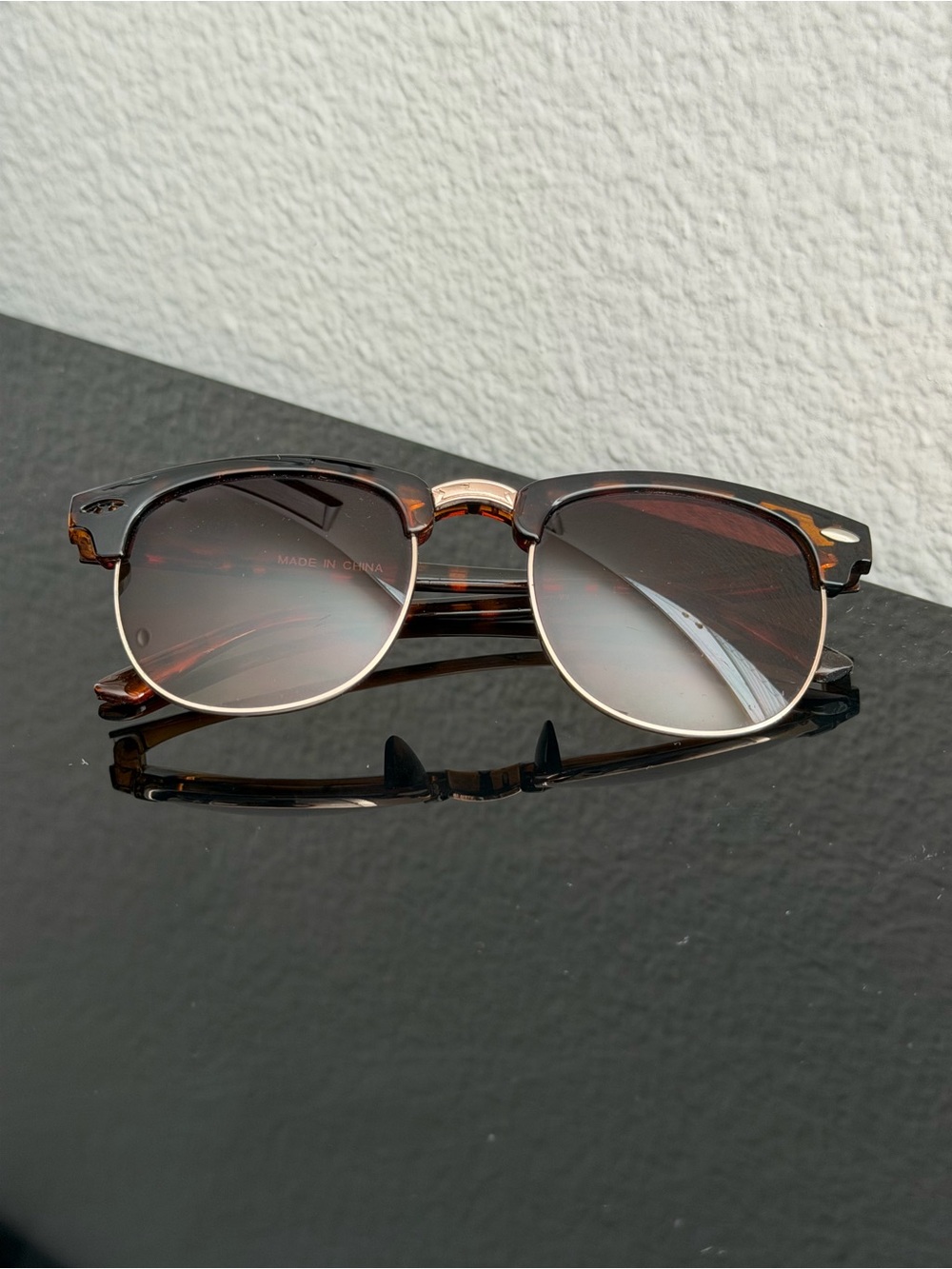 Browline Brown Sunglasses - W3177